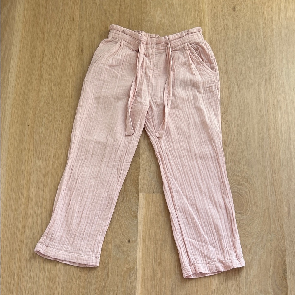 Cyrillus Blush Pink Gathered Waist Trousers